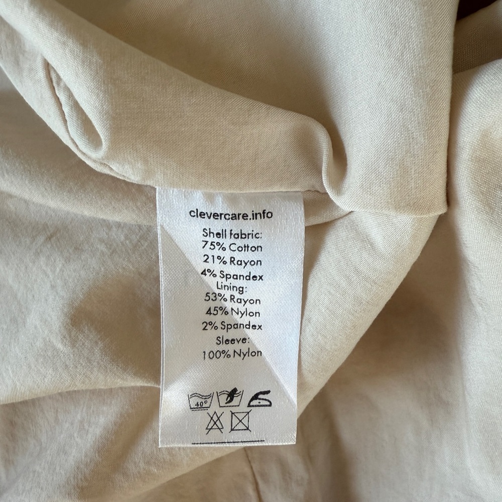 🔥Lichi Cream Sheath Midi Dress with Puff Sleeves in Perfect condition 🔥 - Picture 13 of 13